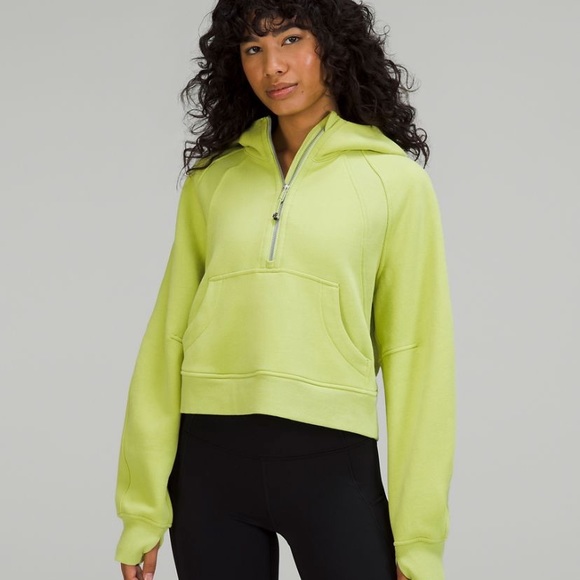 lululemon athletica Tops - Lululemon oversized scuba in wasabi